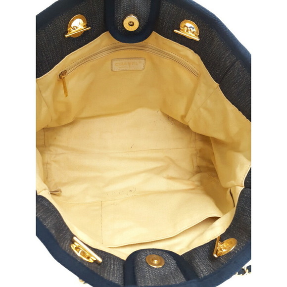 Chanel Deauville Chain Tote Bag - Picture 3 of 9